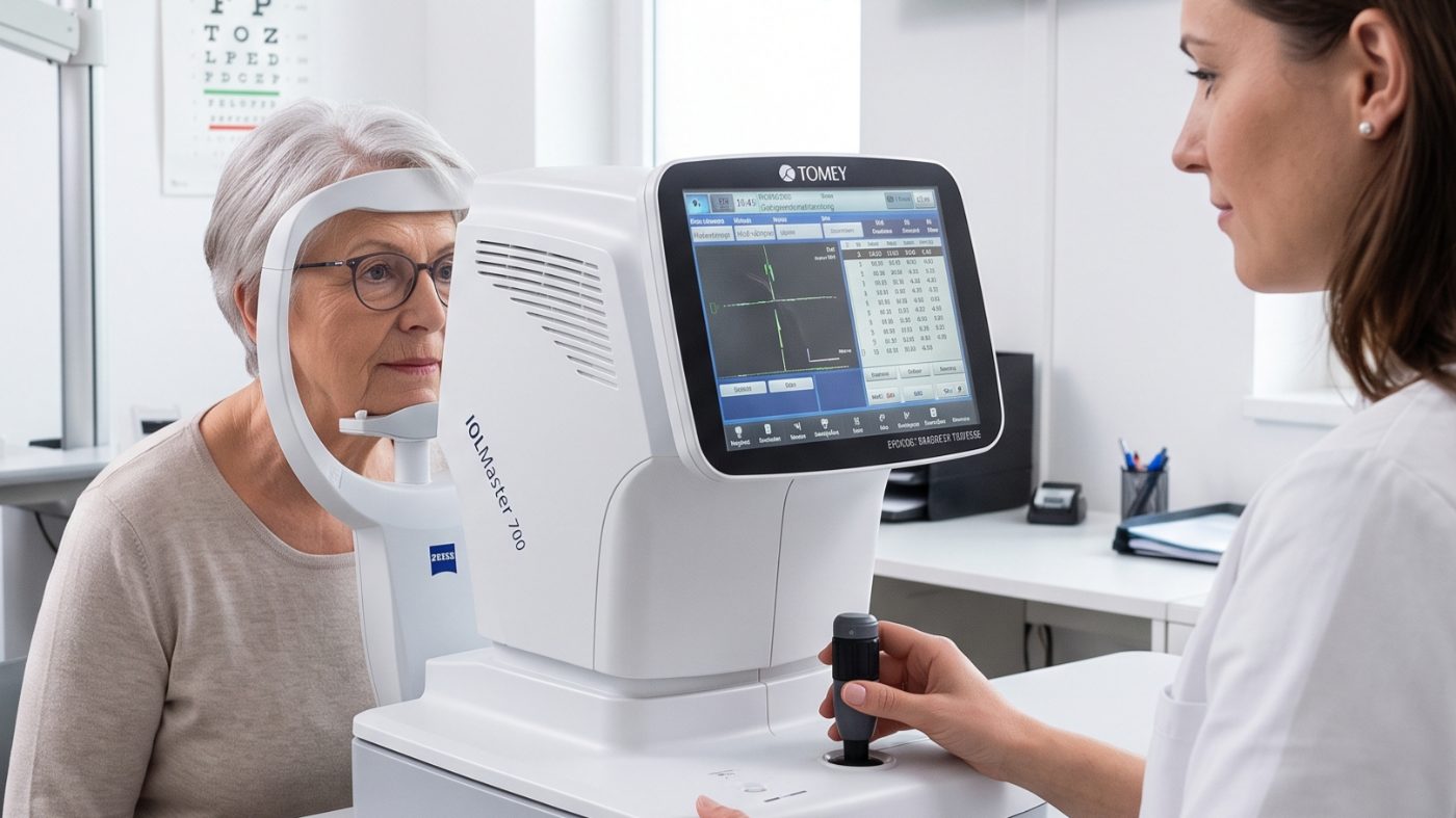 Biometrie-Messgerät zur Vermessung des Auges vor der Katarakt-Operation